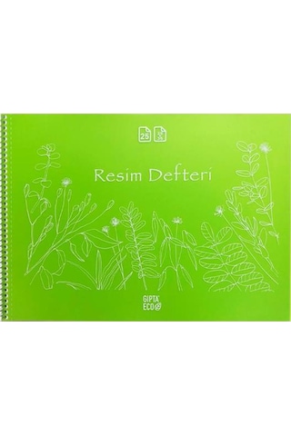 Gıpta Eco Spiralli Resim Defteri 35x50 25 Yp.
