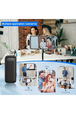 Şarj Özellikli Android İçin Profesyonel Kablosuz Yaka Mikrofonu