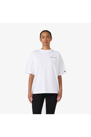 Champion Ss Kadın Beyaz T-shirt 118850 2800324