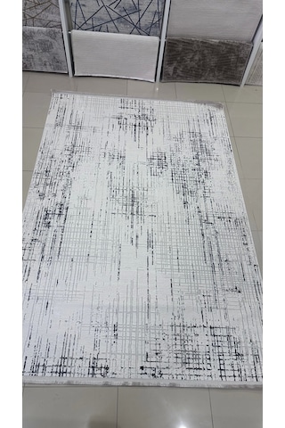 Safyün Halı Kadife Kf459 Gri 200 X 290 Renkli