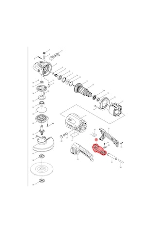 Makita GA7020 Şalter Tetik Switch Ürün Kodu 650102-8