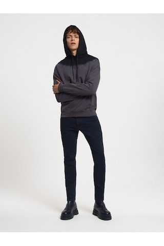 Oversize Erkek Sweatshirt Gri