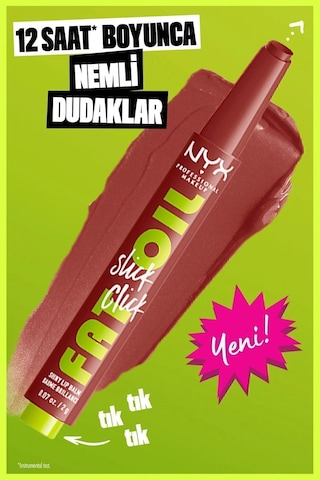 Nyx Professional Makeup Fat Oil Slick Click Parlatıcı Dudak Balmı 04