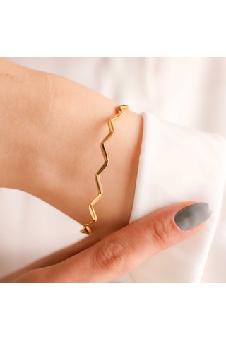 10 Gr Gram 22 Ayar İşçiliksiz Era Dalga Bilezik