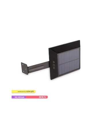 Ack Sensörlü Led Solar Bahçe Armatürü Güneş Enerjili