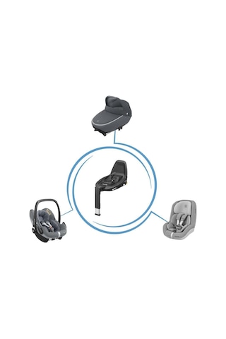 Maxi-cosi Pebble Pro Adac'lı I-size Bebek Oto Koltuğu Ve Ana Kucağı Essential Grey