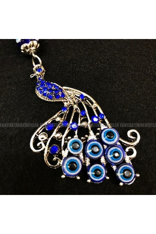 Tavus Kuşu Nazar Araba Hediyesi Vantuz Otomobil Dikiz Ayna Süsü (387792683)