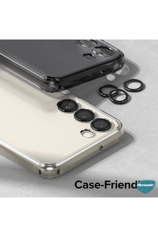 Microsonic Samsung Galaxy Uyumlu S24 Fe Tekli Kamera Lens Koruma Camı Koyu Yeşil