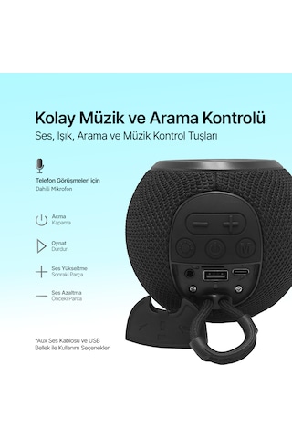 2bh15s Ttec Bomb Taşınabilir Kablosuz Bluetooth Hoparlör