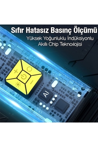 Ally St-9620a Dijital Led Işıklı Taşınabilir Kablolu Araç Lastik