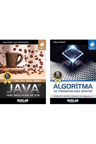 Java Eğitim Seti - 2 Kitap Takım- Kodlab