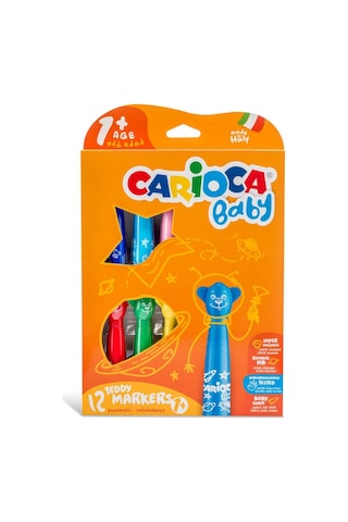 Carioca Baby Teddy Keçeli Kalem 12'li Carioca Baby Teddy Keçeli Kalem 12'li
