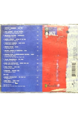 Plak Değildir Cd Dir Cd 7th International İstanbul Jazz Festiva
