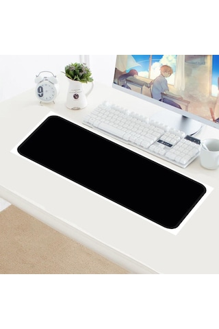 Appa Srf-888 Düz Siyah Oyuncu Mouse Pad 80X40 Cm Kaymaz Dikişli