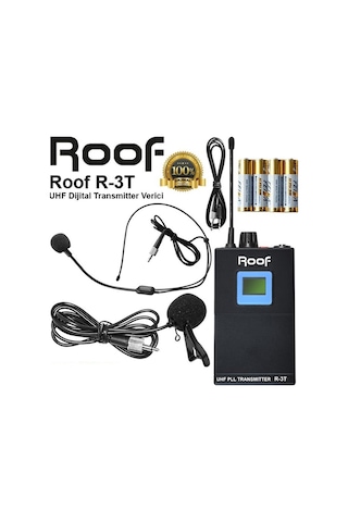 Roof R-3t Uhf 32 Kanal Verici Mikrofon Transmitter