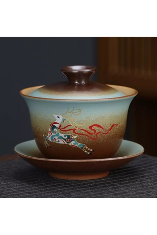 Peace Tea Çay Demliği Gaiwan 231842644 Kahverengi