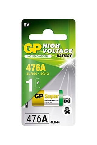 Batteries Gp476a Süper Alkalin 476a/px28a/a544/4lr44 Boy Pil, 6 Volt, Tekli Kart