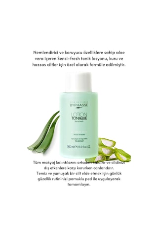 Byphasse Kuru ve Hassas Ciltler için Yatıştırıcı Tonik 500 ML