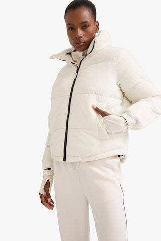 Defacto Defactofit Su Geçirmez Regular Fit Fermuarlı Mont Z1438az25wner105 Ekru
