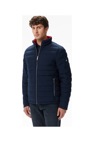 Nautica Erkek Bej Regular Fit Çift Taraflı Mont Desenli V622744 Bej