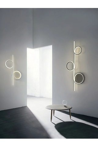 Santa Ana / Aplik / 80 Cm / 3 Renk Işık / Antrasit Gövde Antrasit