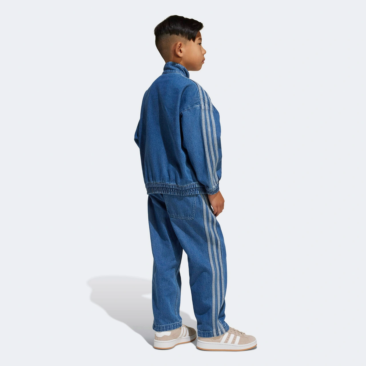 adidas Denim Set Çocuk Mavi Eşofman Takımı Jc7871 Mavi