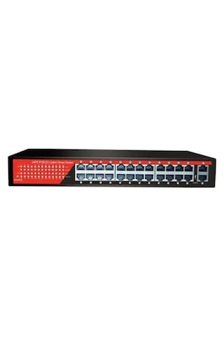Ezcool 24port Ez-24psf Gıgabıt 2-sfp 320w Poe Yönetilemez Swıtch
