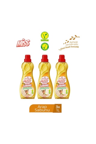 Miss Sıvı Arap Sabunu 3 x 1 L