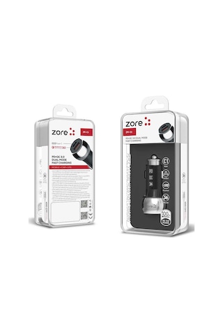 Zore Zr-C1 Lightning 2 in 1 Araç Şarj Seti
