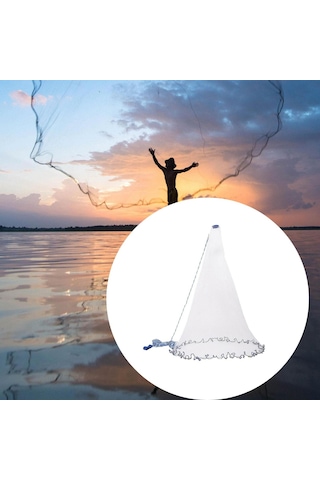 Suntek Balık Ağı Ağır El Atma Net Tatlı Su Çapraz-çap-240cm