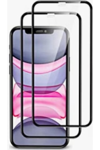 Apple Uyumlu   iPhone 11 Ekranı Tam Kaplayan Ekran Koruyucu 2'Li Yalnızca Ekran Koruyucu