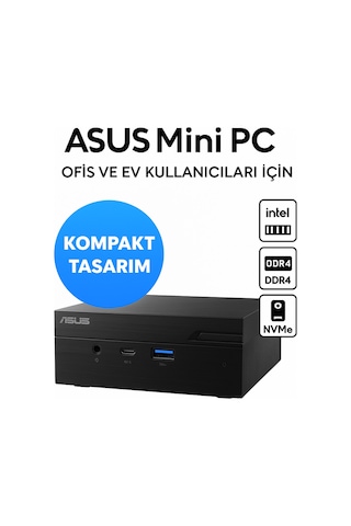 Asus PN41-BBC029MC105 N450 8 GB 512 GB SSD Free Dos Mini Pc