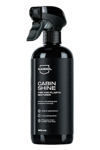 Nasiol Cabinshine Trim ve Plastik Korucuyu/Yenileyici 500 ML Plastik Yüzey Torpido Parlatıcı Bakımı