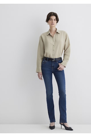 Mavi - Mona Gold Klasik Vintage Koyu Mavi Jean Pantolon 1049787784 Gece Mavisi Lacivert