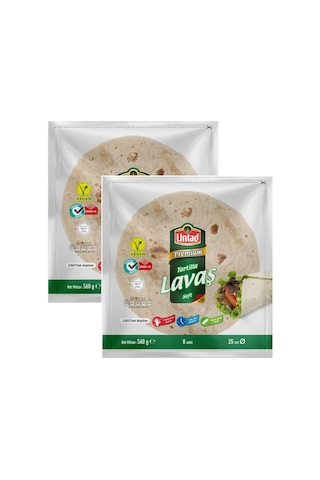 Untad Tortilla Lavaş 8 Li 560 Gr X 2 Adet