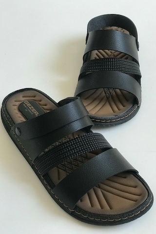 Gezer 116903 Ortopedik Erkek Sandalet 116512022 Siyah