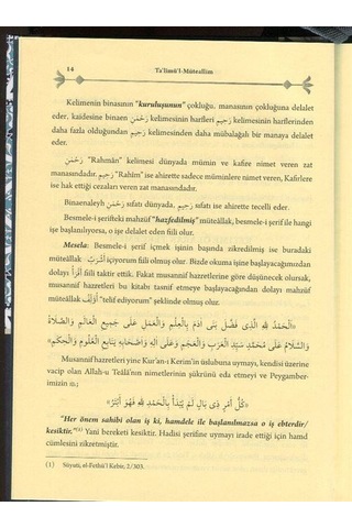 Talim Müteallim Kelime Kırık Manalı Türkçe Arapça Ciltli
