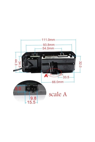 Skoda Karoq Plakalık Kamerası Bagaj Açmalı Kolu Tutamak Geri Ntsc