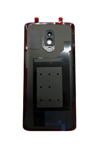 Oneplus 7 Uyumlu Arka Kapak Pil Kapağı Kamera Camlı Mavi Çok Renkli