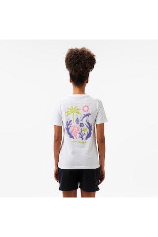 Converse Kadın Beyaz T-shirt 10027759 Beyaz