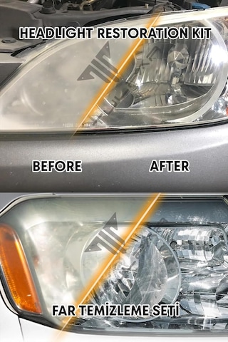Tulpar Buharlı Far Temizleme Far Parlatma Avantajlı Set Paket Headlight Cleaner Kıt Diğer