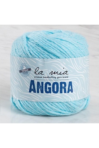La Mia Angora 50gr Mavi El Örgü İpi - L071-33802 50 x 22