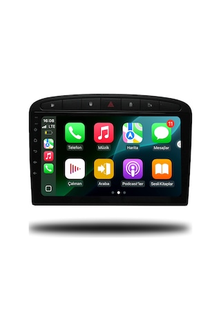 Carplayer Peugeot 308 2007-2013 Uyumlu Android Multimedya 6gb Ram 64gb Hafıza