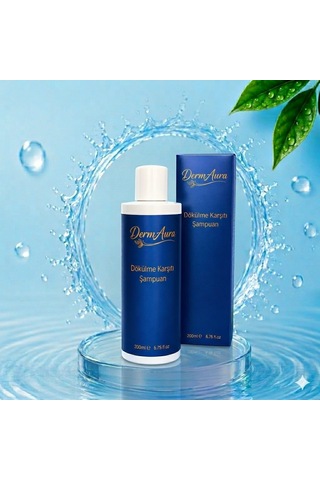 Dermaura Dökülme Karşıtı Kafein & Biotin İçerikli Güçlendirici Saç Bakım Şampuanı 200 ML