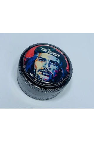 Che Guevara Metal 2 Parça Sivri Diş Tütün Öğütücü Grinder 50 MM