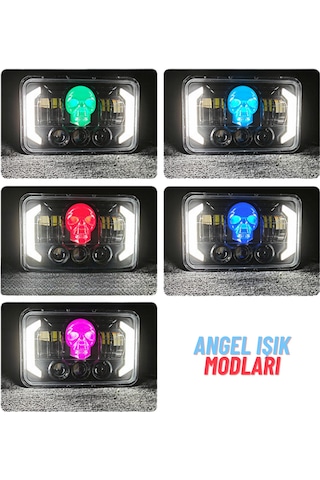 Off Road Spotled Delici Skull 60 W Sis Farı Ve Çalışma Lambası