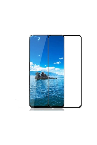 Xiaomi Poco F2 Pro Kenarları Kırılmaya Dayanıklı Ekran Koruyucu Siyah