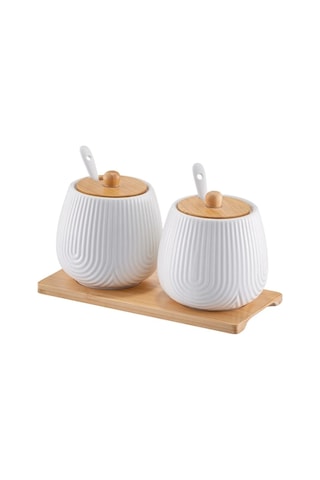 Emsan Line 2li Baharat Takımı Beyaz