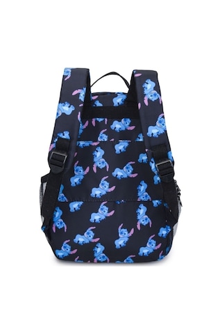 Lixiaqu01 Black Disneycartoon Stitch Moda Çok Yönlü Büyük Siyah - Mavi