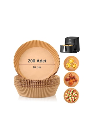 Yui Xiaomi Philips Kumtel Uyumlu 16 CM Airfryer Pişirme Kağıdı